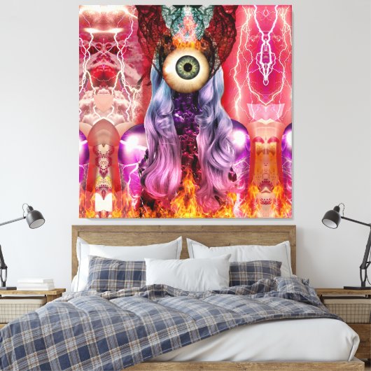 atomisch leinwanddruck (Insitu (Schlafzimmer))