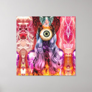 atomisch leinwanddruck