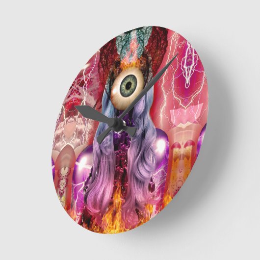 atomisch runde wanduhr (Winkel)