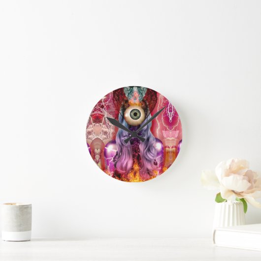 atomisch runde wanduhr (Zuhause)