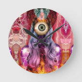 atomisch runde wanduhr (Vorderseite)