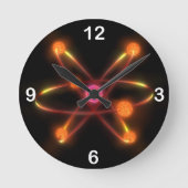 atomisch runde wanduhr (Vorderseite)