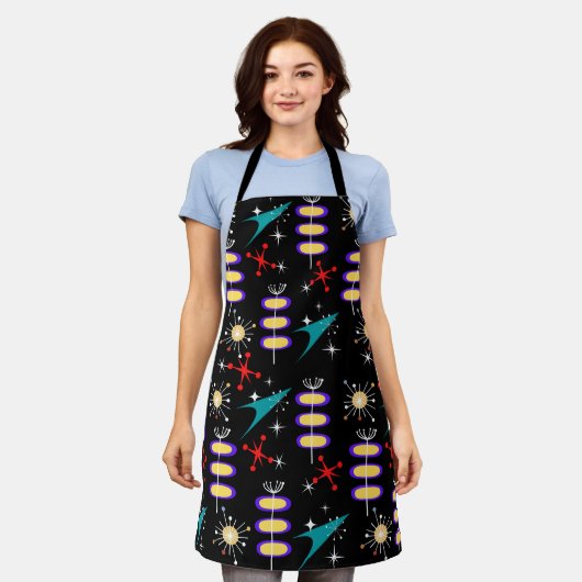 Atomische 50er-Schürze Schürze (Getragen)