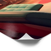 Atomische futuristische Penthouse-Wohnung Poster (Ecke)