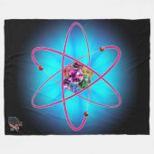 Atomische Juwelen Fleecedecke (Vorderseite (Horizontal))