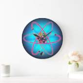 Atomische Juwelen Große Wanduhr (Zuhause)