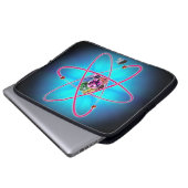 Atomische Juwelen Laptopschutzhülle (Vorne Knopf)