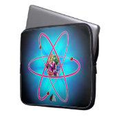 Atomische Juwelen Laptopschutzhülle (Vorderseite Links)