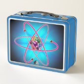 Atomische Juwelen Metall Brotdose (Rückseite)