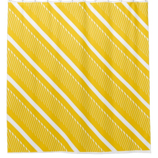 Atomische Mandarine Duschvorhang (Vorderseite)