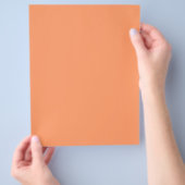 Atomische Mandarine (Vollfarbe) Flyer (Hand)