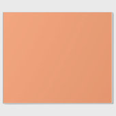 Atomische Mandarine (Vollfarbe) Geschenkpapier (Flach)