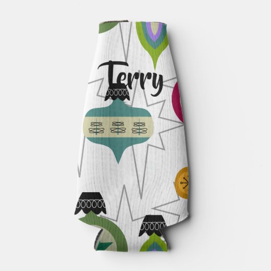 Atomische Ornamente Flaschenkühler (Vorderseite)