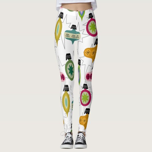Atomische Ornamente Leggings (Vorderseite)