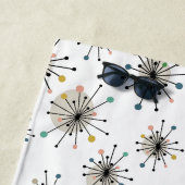 Atomische Sternexplosion im Retro-Jahrhundert Mode Strandtuch (Beispiel)