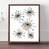 Atomische Sternexplosion Mitte des Jahrhunderts mo Poster