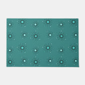 Atomische Sternexplosionen Aquamarin Fußmatte (Vorderseite)