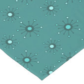 Atomische Sternexplosionen Aquamarin Kurzer Tischläufer (Ecke)