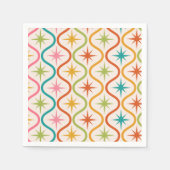 Atomische Sternexplosionen aus der Mitte des Jahrh Serviette (Vorderseite)