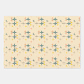 Atomische Sternexplosionen der Neunziger Jahre Geschenkpapier Set (Vorderseite)