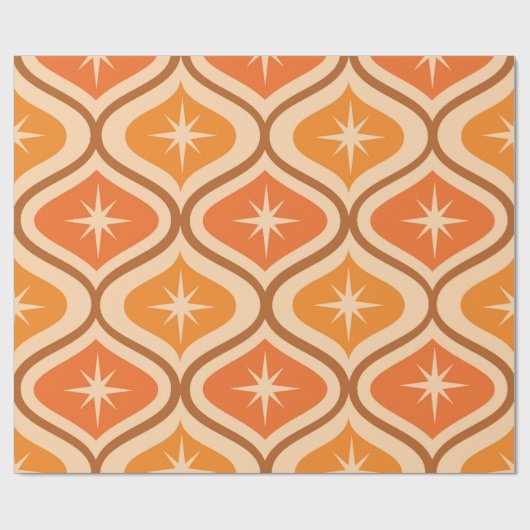 Atomische Sternexplosionen des Mittelalters auf Or Geschenkpapier (Flach)