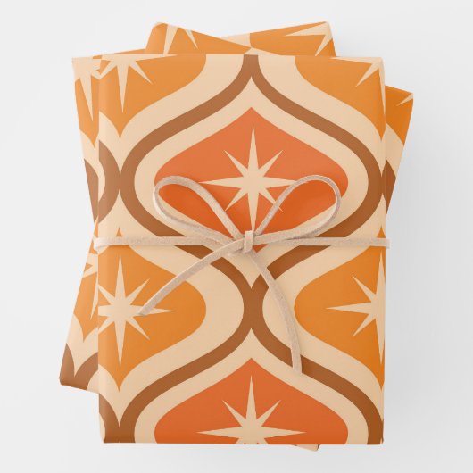 Atomische Sternexplosionen des Mittelalters auf Or Geschenkpapier Set (Beispiel)