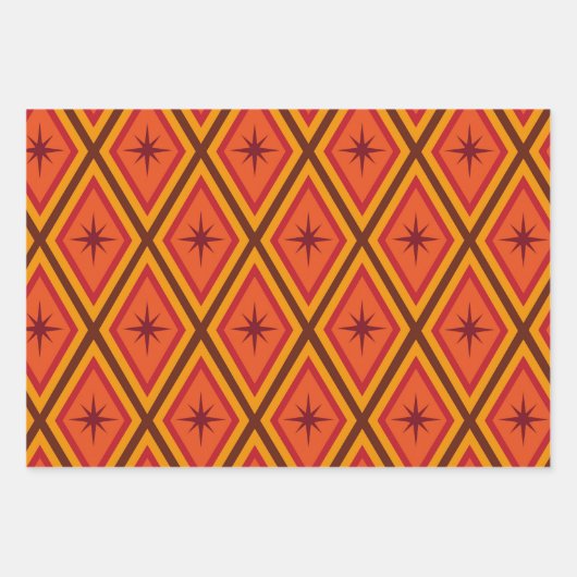 Atomische Sternexplosionen des Mitteljahrs auf Ret Geschenkpapier Set (Vorderseite 3)