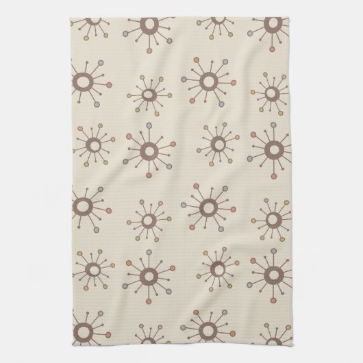 Atomische Sternexplosionen Naturerdöne Geschirrtuch (Vertikal)