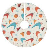 Atomische Sternexplosionen Polyester Weihnachtsbaumdecke (Vorderseite)