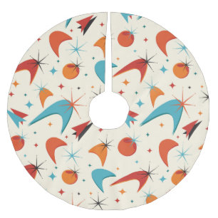 Atomische Sternexplosionen Polyester Weihnachtsbaumdecke