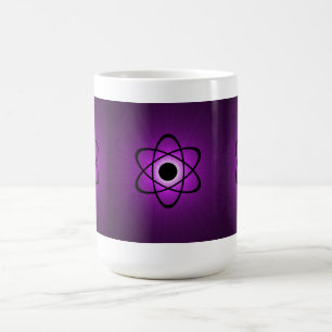 Atomische Tasse, Lila Kaffeetasse