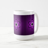 Atomische Tasse, Lila Kaffeetasse (VorderseiteRechts)