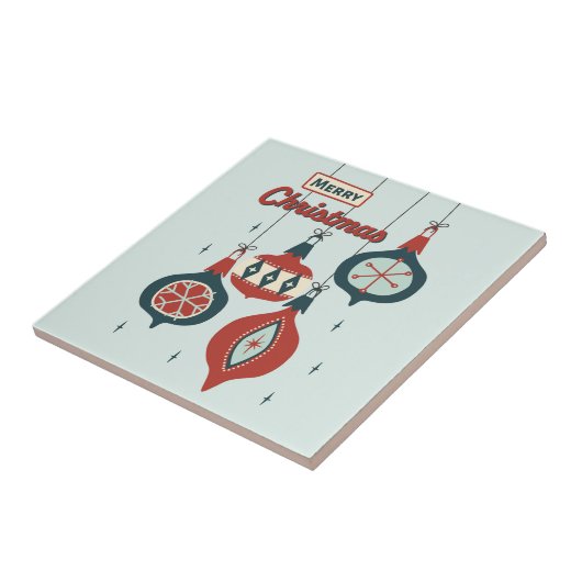 Atomische Weihnachtszeit Mitte des Jahrhunderts Fliese (Seite)