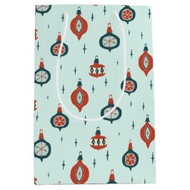 Atomische Weihnachtszeit Mitte des Jahrhunderts Mittlere Geschenktüte