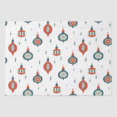 Atomische Weihnachtszeit Mitte des Jahrhunderts Seidenpapier (Vorderseite)