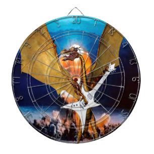 Atomischer Drache Dartscheibe
