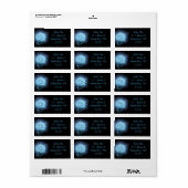 Atomisches Gehirn Adressaufkleber (Vorne)