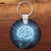 Atomisches Gehirn Schlüsselanhänger (Vorderseite)