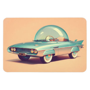 Atomistisches futuristisches Blaster-Bubble-Auto Magnet