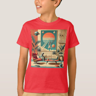 Atomistisches futuristisches Florida Space Age-Fam T-Shirt