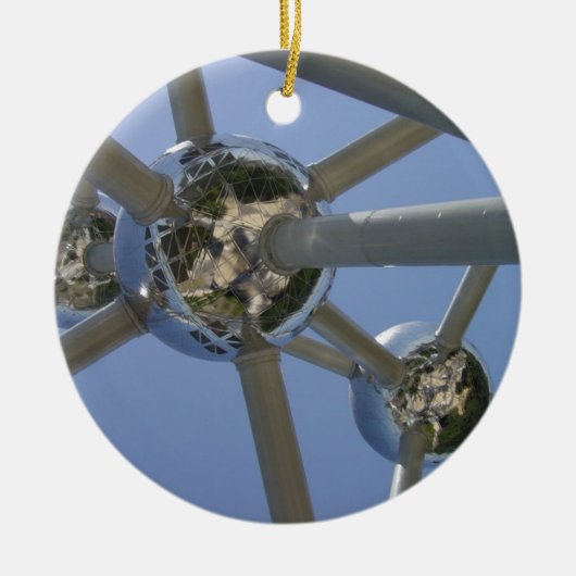 Atomium, Brüssel, Belgien Keramik Ornament (Vorne)