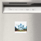 Atomium Brussels Aquarell Magnet (In Situ (Geschirrspüler))