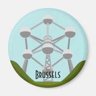Atomium in Brüssel Magnet