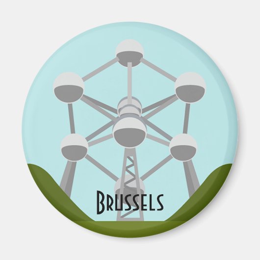 Atomium in Brüssel Magnet (Vorne)