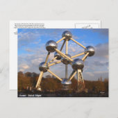 Atomium Postkarte (Vorne/Hinten)