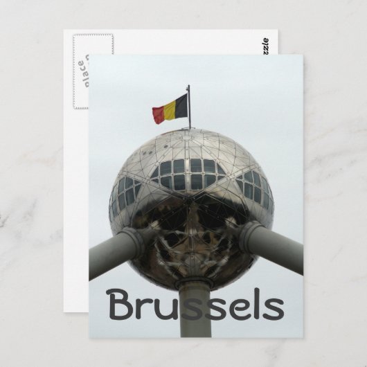 Atomium Postkarte (Vorne/Hinten)