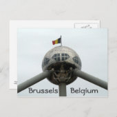 Atomium Postkarte (Vorne/Hinten)