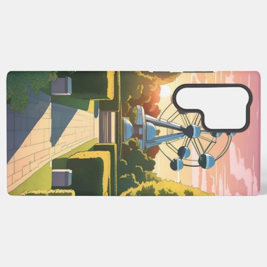 Atomium Samsung Galaxy Hülle (Rückseite (Horizontal))