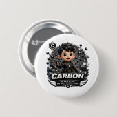 ATOMIVRA Kohlenstoff Charakter Button (Vorne & Hinten)