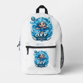 ATOMIVRA Sauerstoff-Charakter Bedruckter Rucksack